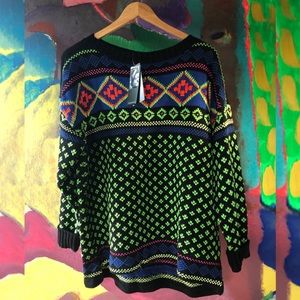 Ralph Lauren Neon Knit Sweater